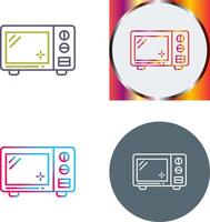 conception d'icône de micro-ondes vecteur