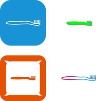 conception d'icône de brosse à dents vecteur