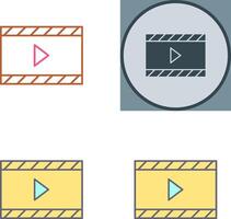 unique et animation icône conception vecteur