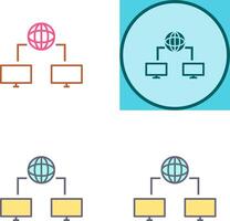 unique l'Internet connectivité icône conception vecteur