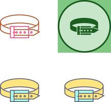 conception d'icône de ceinture vecteur