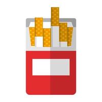 concepts de paquet de cigarettes vecteur