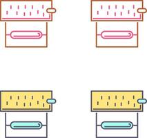 roulant le tabac icône conception vecteur