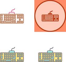 conception d'icône de clavier vecteur