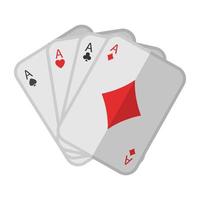 concepts de cartes de poker vecteur