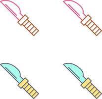 conception d'icône de couteau vecteur