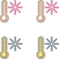 conception d'icône froide vecteur