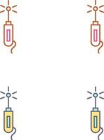 conception d'icône de stylo laser vecteur