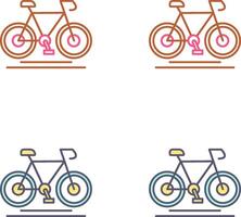 conception d'icône de cyclisme vecteur