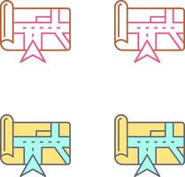 conception d'icône de navigation vecteur