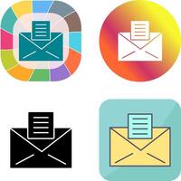 email les documents icône conception vecteur
