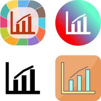 conception d'icône de statistiques vecteur