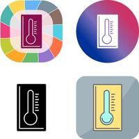 conception d'icône de thermomètre vecteur