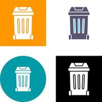 conception d'icône d'ordures vecteur
