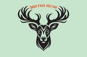 cerf visage illustration gratuit Télécharger vecteur