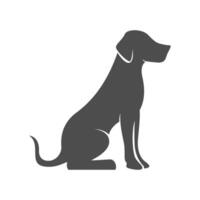 chien logo icône conception vecteur