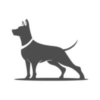 chien logo icône conception vecteur