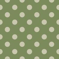 polka point sans couture modèle sur vert Contexte vecteur