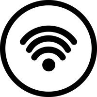 Icône de vecteur wifi