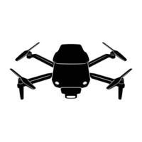 drone silhouette conception. air transport signe et symbole. vecteur