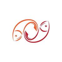 poisson logo modèle élément symbole vecteur