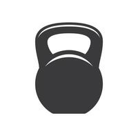 kettlebell icône illustration. vecteur