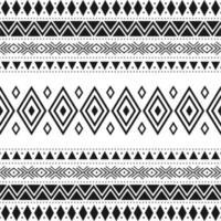 motif ethnique tribal noir et blanc avec éléments géométriques, tissu de boue africain traditionnel, design tribal. conception de papier peint en tissu ou à la maison vecteur