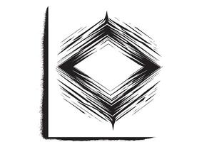 monochrome noir tranchant graphique art texture sur blanc Contexte pour Contexte texture vecteur