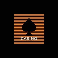 logo modèle symbole casino en ligne vecteur