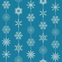 abstrait de flocons de neige sans soudure de noël et du nouvel an. illustration vectorielle vecteur