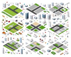 Ensemble de modules isométriques pour la construction vecteur