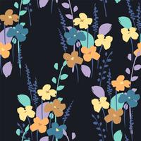 Motif floral abstrait sans soudure. vecteur