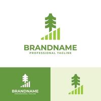 financier arbre logo, adapté pour tout affaires financier et arbre vecteur