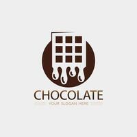 Chocolat et cacao logo icône conception illustration vecteur