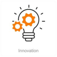 innovation et idée icône concept vecteur