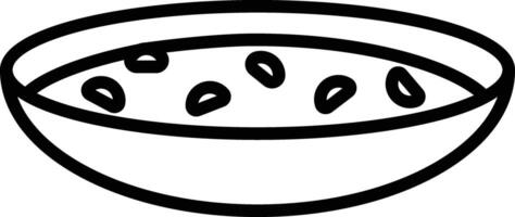 consommé soupe contour illustration vecteur