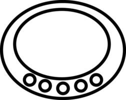 bracelet contour illustration vecteur