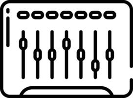 console contour illustration vecteur