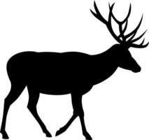 cerf silhouette Icônes illustration vecteur