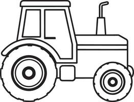 tracteur illustration isolé sur blanc Contexte vecteur