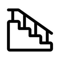 magnifiquement conçu branché icône de escaliers, Accueil escaliers vecteur