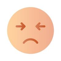 avoir cette incroyable icône de malade emoji dans moderne style vecteur