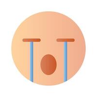 avoir cette incroyable pleurs emoji conception, personnalisable vecteur