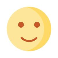 Créatif de content visage emoji dans moderne style vecteur