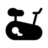 exercice vélo icône dans branché style, facile à utilisation vecteur