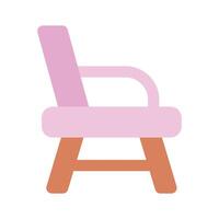 chaise, canapé, canapé icône, isolé sur blanc Contexte. meubles symbole vecteur