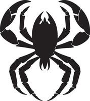 Scorpion silhouette illustration blanc Contexte vecteur