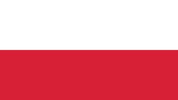 Pologne drapeau gratuit llustration vecteur