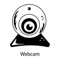 concepts de webcam à la mode vecteur