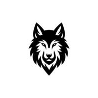illustration de tête de loup vecteur